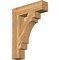 Ekena Millwork Merced Block Rough Sawn Bracket, Western Red Cedar, 6"W x 26"D x 34"H BKT06X26X34MRC05RWR - alternate 1